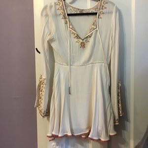 Urban outfitters boho embroidered dress